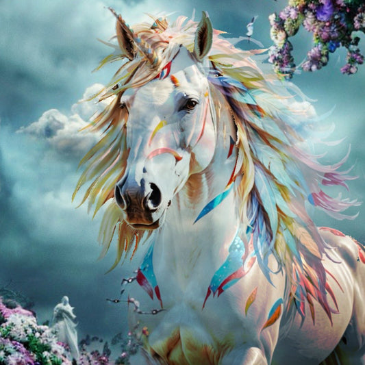 The Ethereal Unicorn Art Print