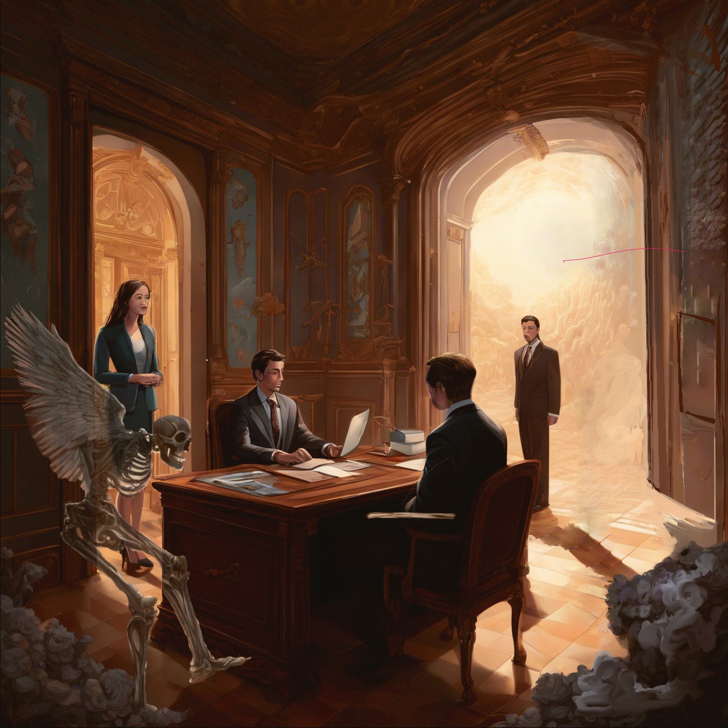 The Panel Art Print - The Last Interview