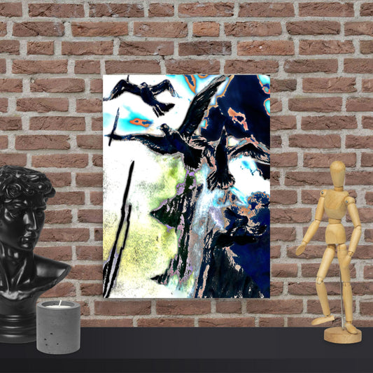 Painted Birds Poster Art